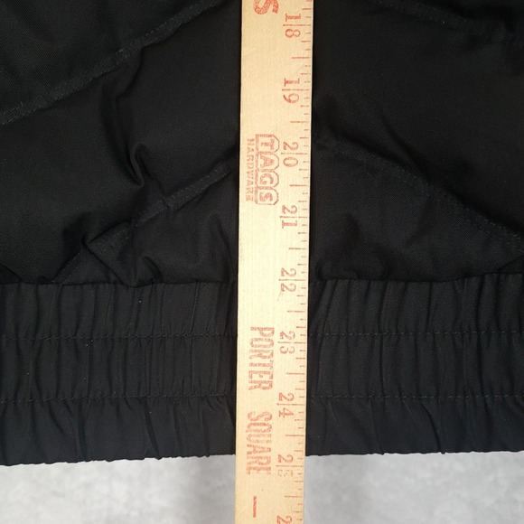 The North Face Vest Womens Small Black 600 Down Hooded Faux Fur Puffer Quilted - Picture 14 of 16